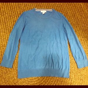Banana Republic blue crew neck sweater
